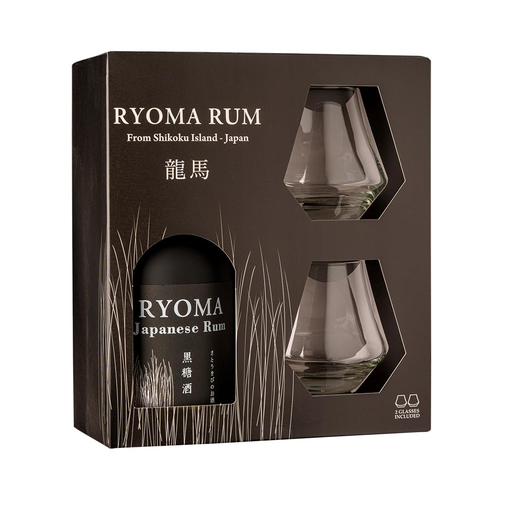 RYOMA Rum Special Pack + 2 bicchieri logati