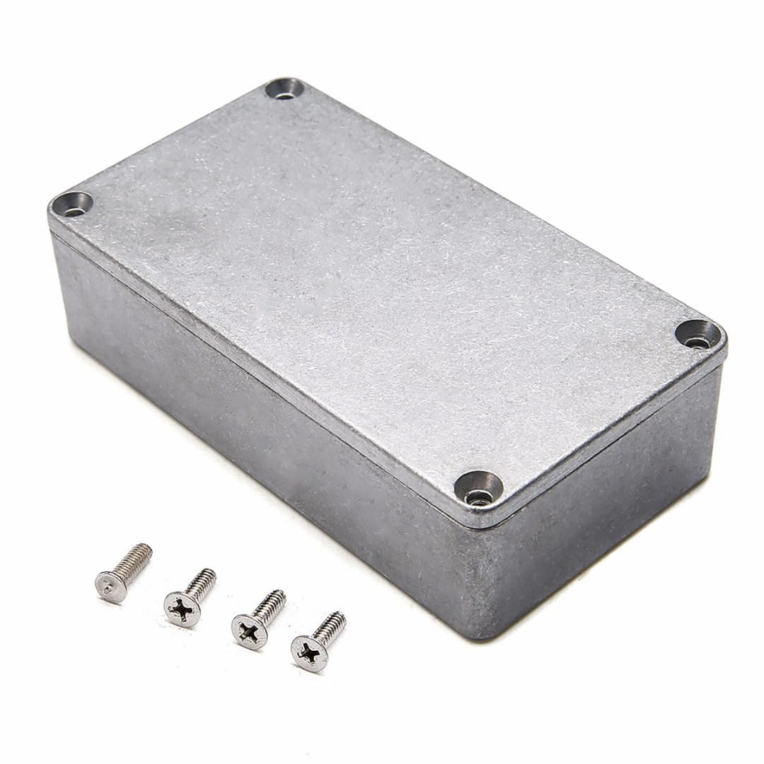 Aluminum Enclosure Electronic Diecast Stompbox Project Box Enclosure Easy Paint Corrosion Resistance Light Weight-image-46