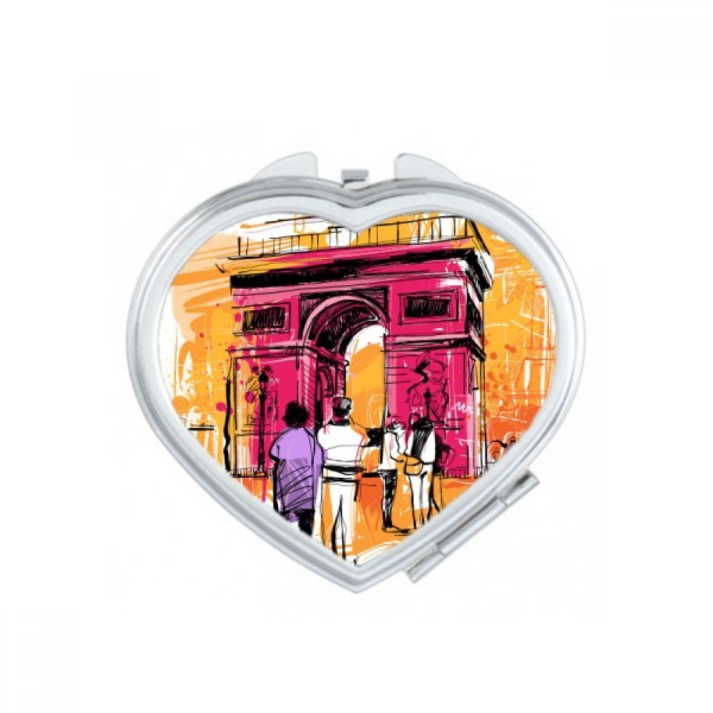 Miroir compact haut de gamme Arc de Triomphe Paris artistique