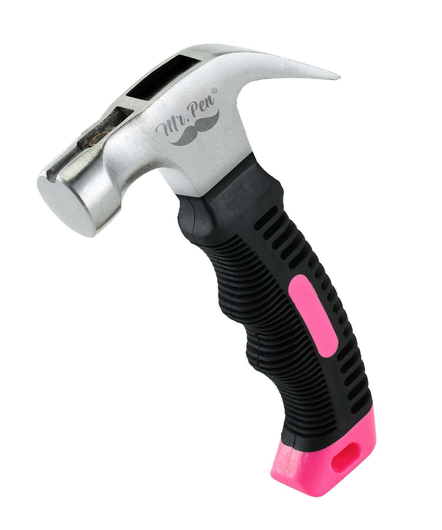 Mr. Pen- Claw Hammer, 8oz, Pink, Magnetic, Small Claw Nail Hammer