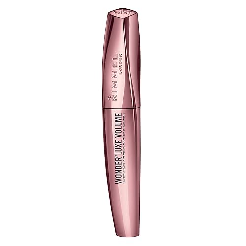 Miniatura 2 de Rimmel Wonder'Luxe - Máscara de volumen, de larga duración, voluminizadora, a prueba de manchas, 003, negro extremo, 0.37 onzas líquidas