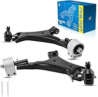 Vista 29 de PHILTOP Kit de suspensión ajustable de elevación de 1-6 pulgadas, 4 piezas de brazos de control superiores e inferiores delanteros compatibles