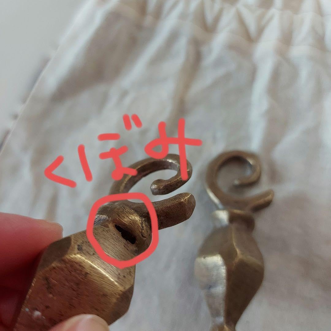 Amazon.co.jp: Orang ulu イヤリング 真鍮 アンティーク 部族