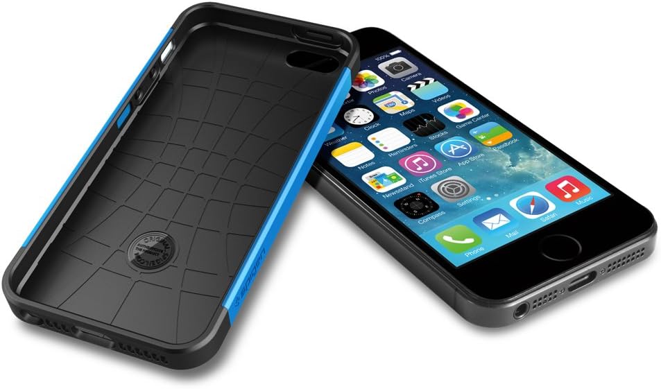 Spigen Slim Armor S Designed for iPhone 5S Case (2013) / Designed for iPhone 5 Case (2012) - Dodger Blue
