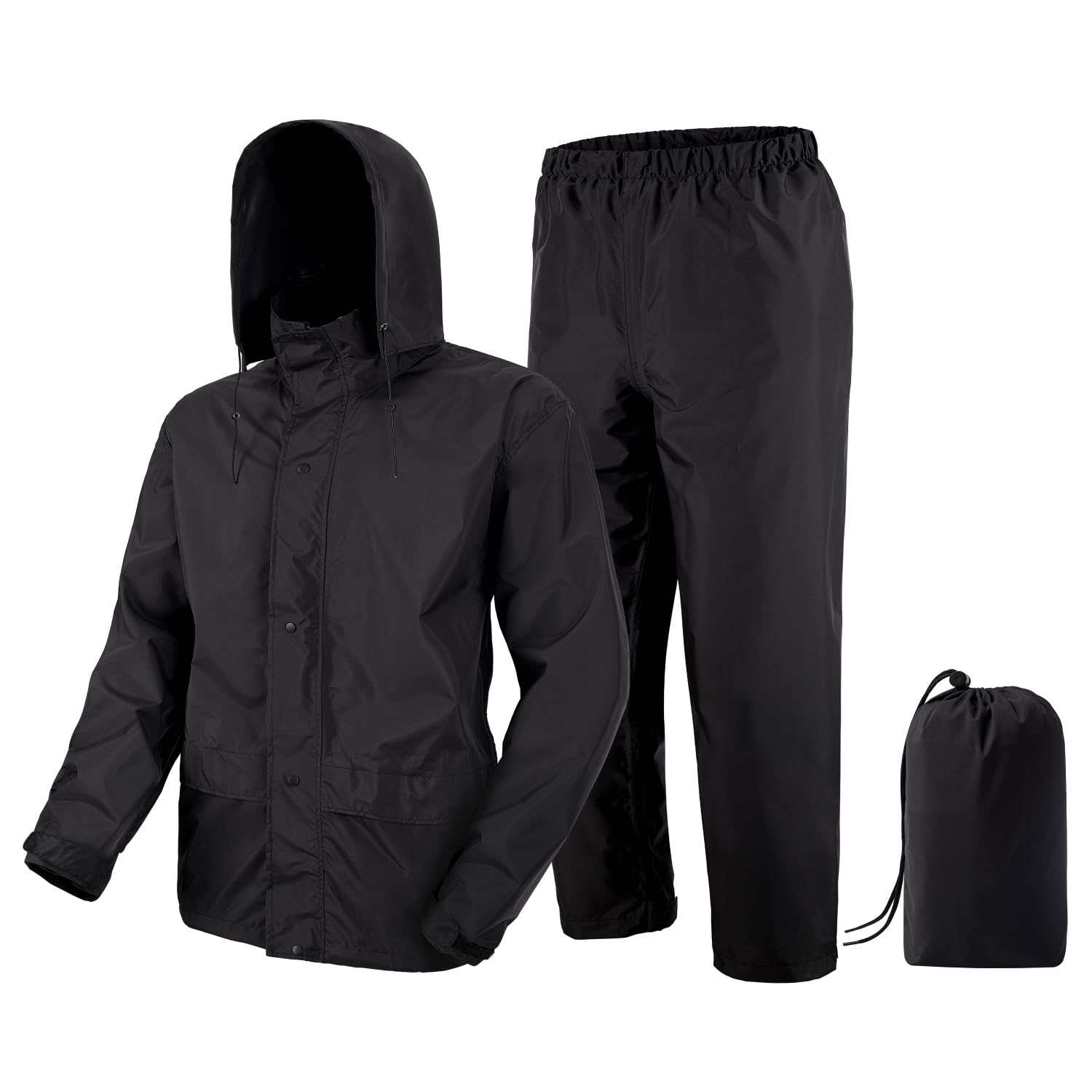 Rain Suit, Rain Gear for Men Waterproof, Camo Rain Jacket, Lightweight Rain Coat