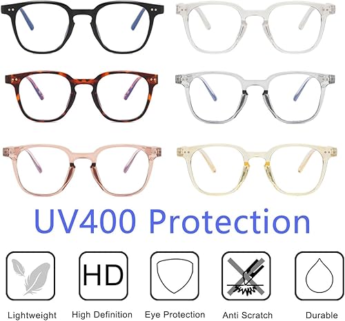 Miniatura 4 de Lentes de bloqueo de luz azul, para computadorajuegopantalla para mujeres u hombres, anti luz azul y UV