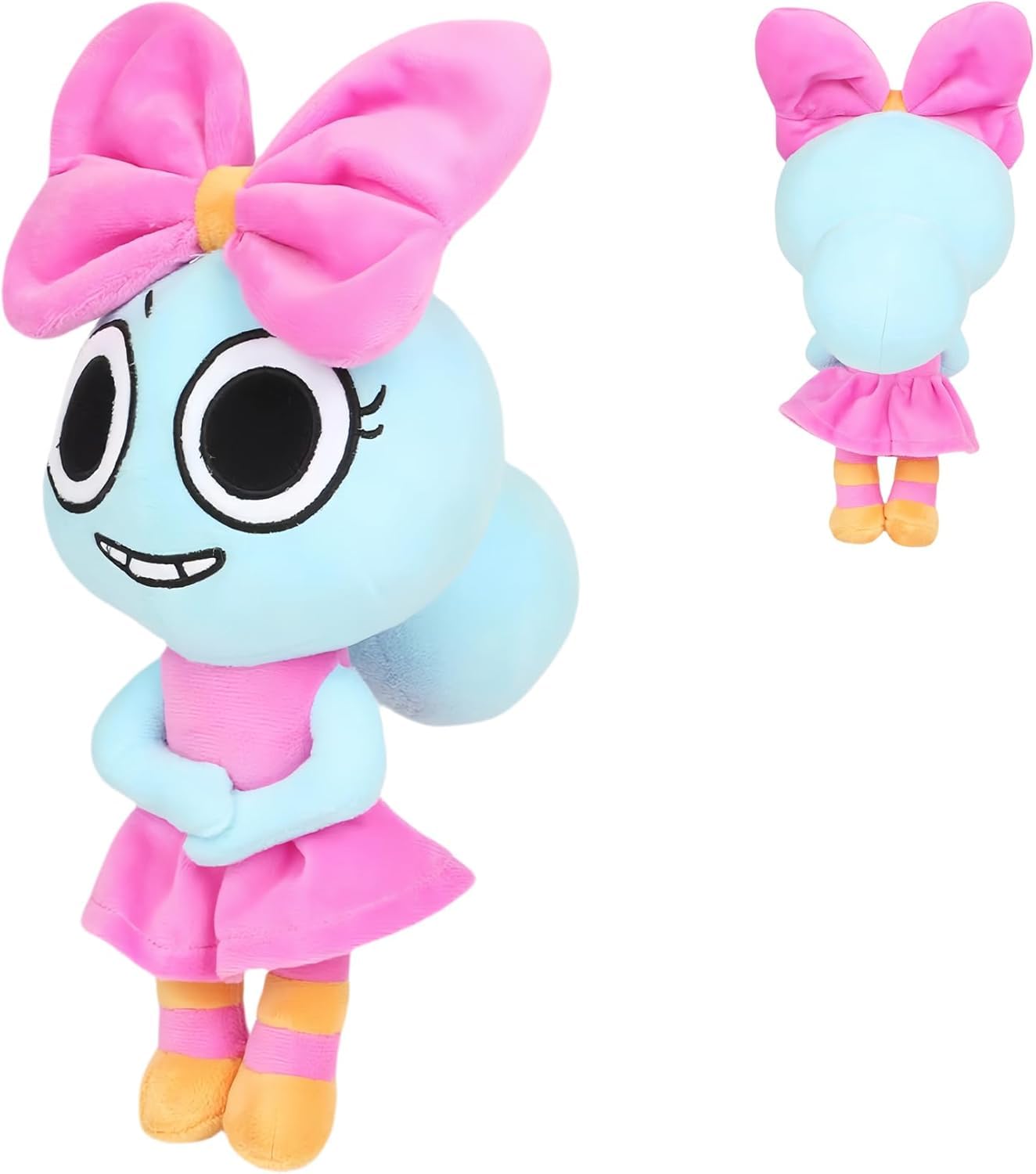 DandelYunx Dandy's World Doll - Horror Game Doll for Fans & Collectors, Ideal Gift for Birthdays, Christmas, and Home Decor 9.8-11.8 inch (Poppy)