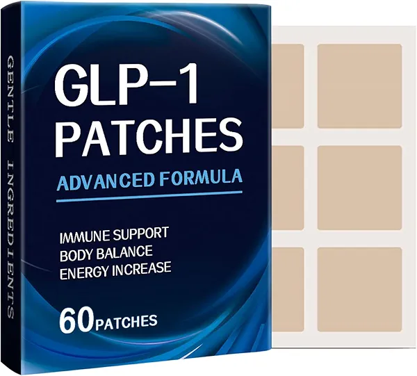 GLP-1 Patches, GLP Patch cosmetic, GLP-1 Patches for Women & Men - Comfortable Body Care for Women - 60 Count