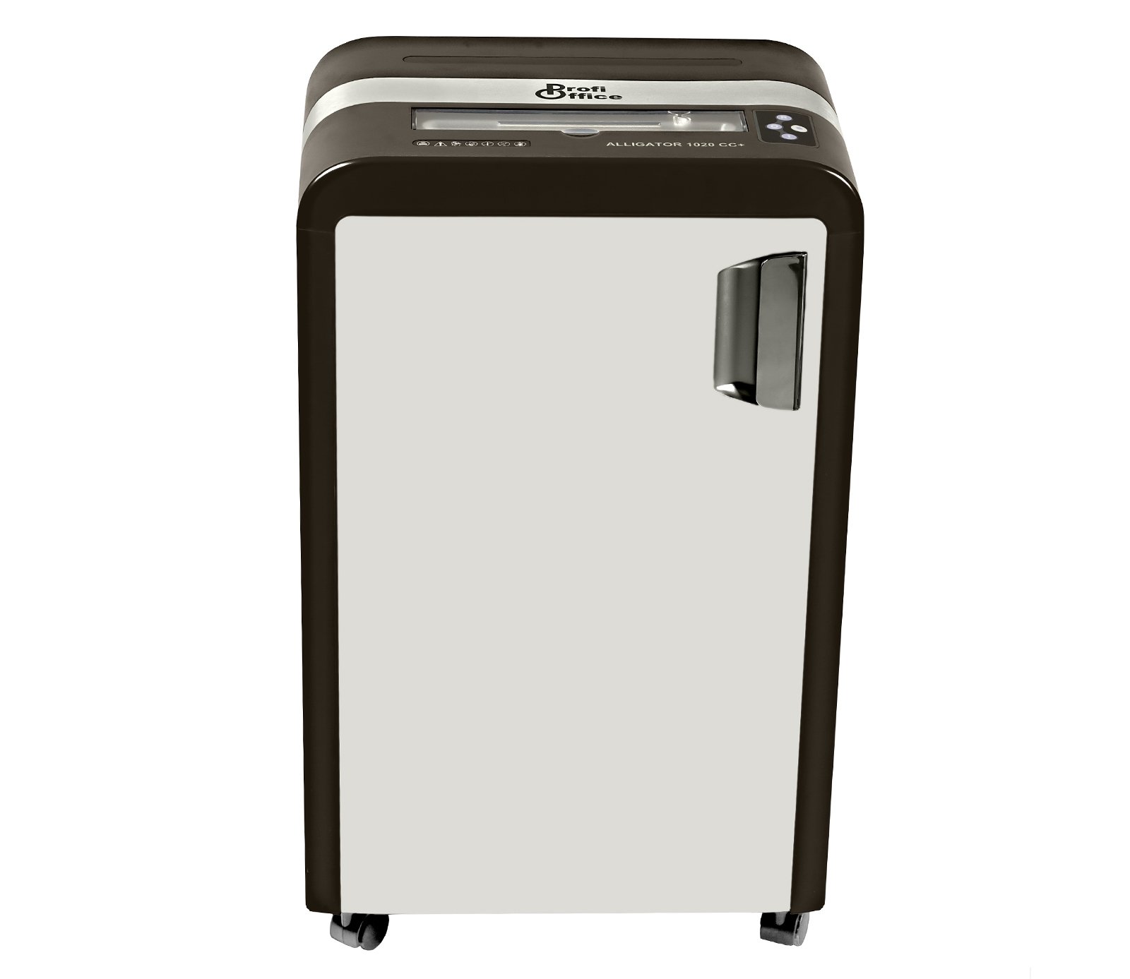 Destructora de Papel Alligator 1020 CC Plus – Trituradora 20 Hojas Corte Cruzado P-3 | para Gran Oficina, Pantalla Digital, Papelera 30L, Silenciosa para CD y Tarjetas, 350W