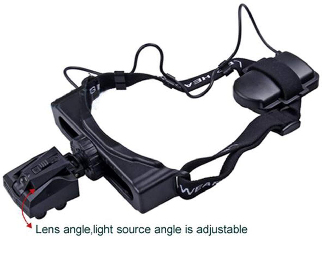 Lupa, Lupa De Cabeza con Manos Iluminadas Y Lentes Desmontables, Lupa De Cabeza con Luz para Lectura, Lupa para Joyería, Reparación De Relojes Y Aparatos Electrónicos.