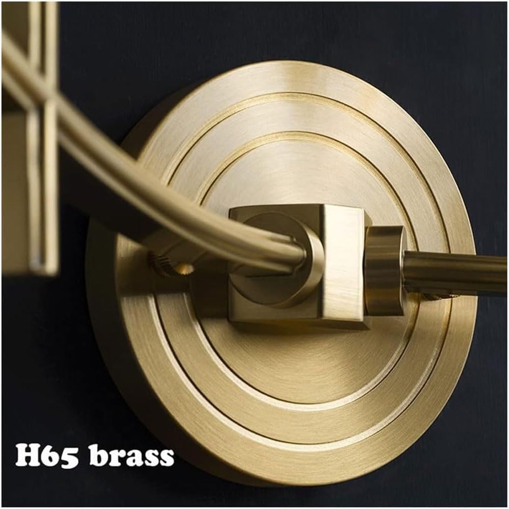 Wandleuchten für den Innenbereich, alle Wandleuchten aus Kupferkristall, moderne Gold-Messing-Wandleuchte, Unterputz-Beleuchtungskörper für Badezimmer, Schlafzimmer, Flur, Wohnzimmer, Wandleuc