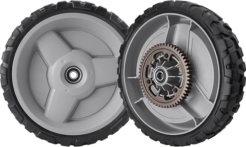 Lawn Mower 11 inch Hus qvarna Walk-Behind Mower Wheels Replaces 501067001 588251401 585265604 585265602 Compatible with HU725AWDH HU725AWDHQ HU800AWDH Lawn Mowers (2pack)