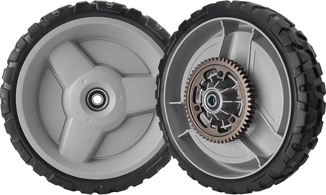 Lawn Mower 11 inch Hus qvarna Walk-Behind Mower Wheels Replaces 501067001 588251401 585265604 585265602 Compatible with HU725AWDH HU725AWDHQ HU800AWDH Lawn Mowers (2pack)