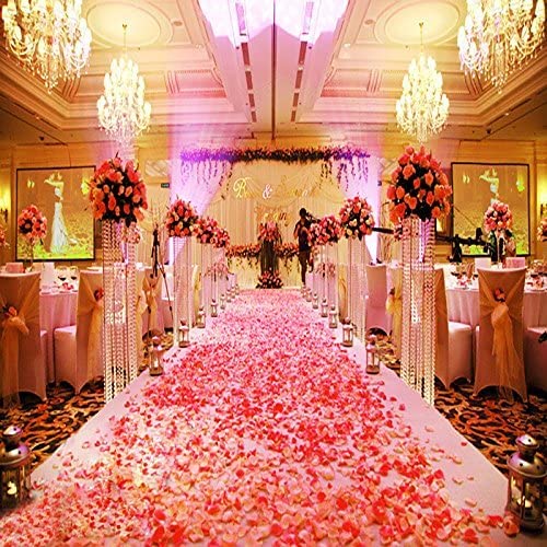 Happium 1000 petali di rosa in seta per feste e