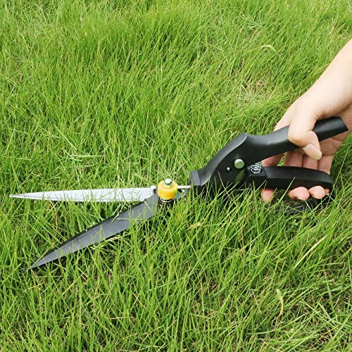 Foto von Amazon Brand - Umi Grasschere, Garten-Grasschneidemaschine mit scharfer Klinge und um 180° drehbarem Schneidkopf