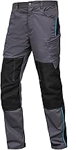 WORK IDEA Pantalon de Travail pour Homme avec Poches à Genoux Oxford en Toile résistante