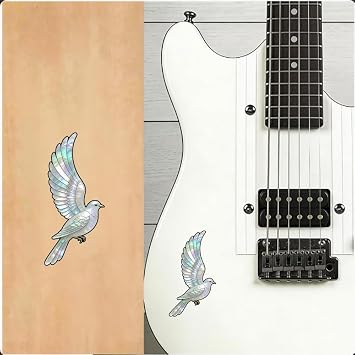 Stickers Sticker for Guitar Headstock, Adhesive Decor Stickers for Car Bumper Laptop Water Bottle Tumbler Luggage Skateboard Guitar Window Wall Decor B