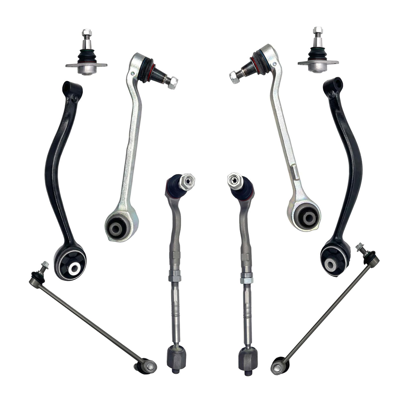 Amazon.com: 10Pc Front Lower Control Arm Ball Joint Suspension Kit 