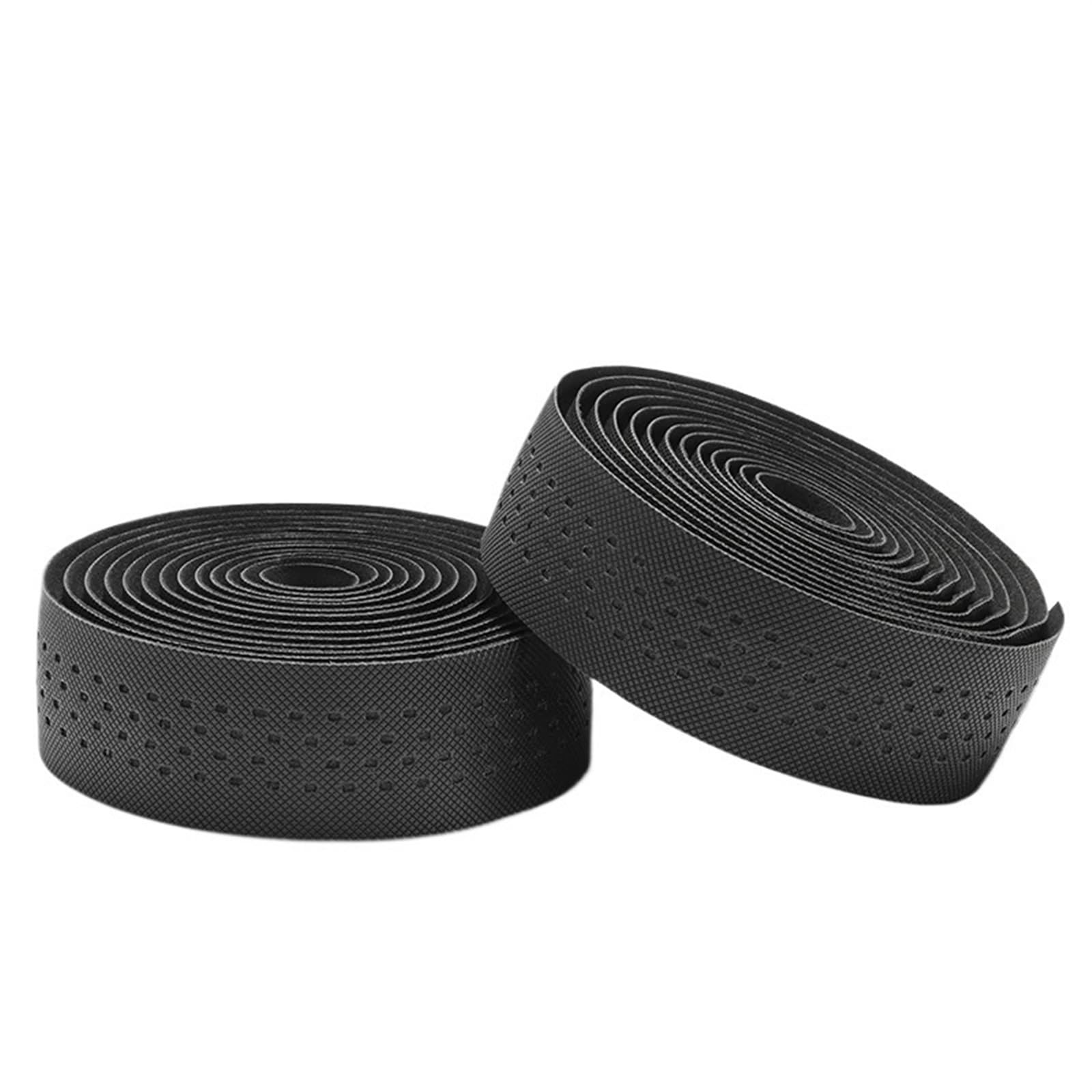 Nastro Manubrio Bici Corsa Nastro Manubrio da Ciclismo su Strada da 210 cm, 2,3 mm, in PU Eva Spesso, Antiscivolo, Resistente all'Usura, Antiurto, Accessori for Bici(BDTK-BKBK)