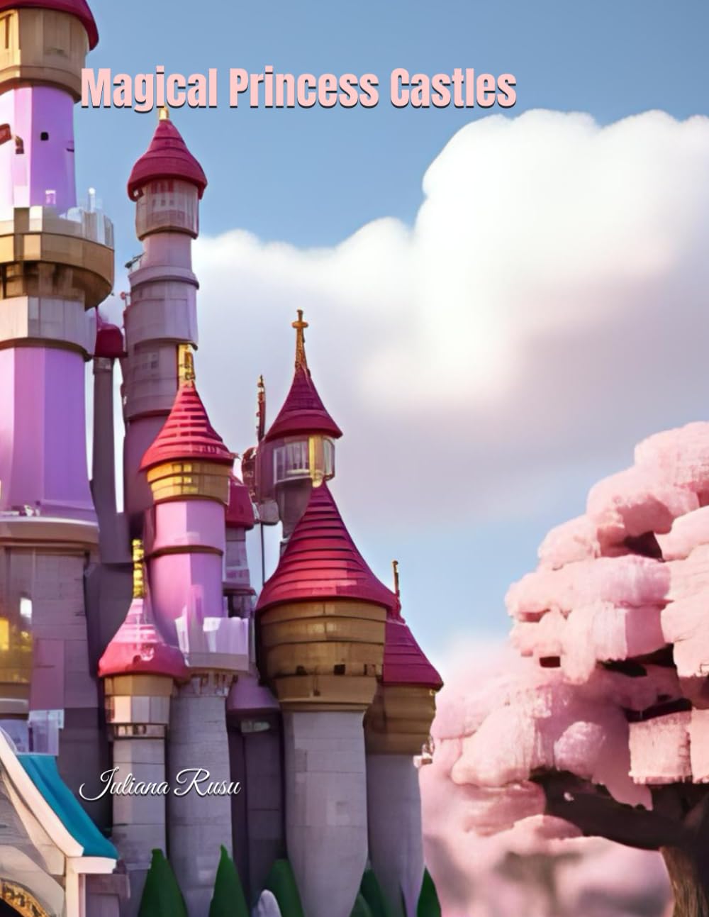 Magical Princess Castles Coloring Book: A Fairytale Coloring Adventure with Enchanted Palaces, Royal Gardens, and Majestic Towers for Girls Ages 4–8