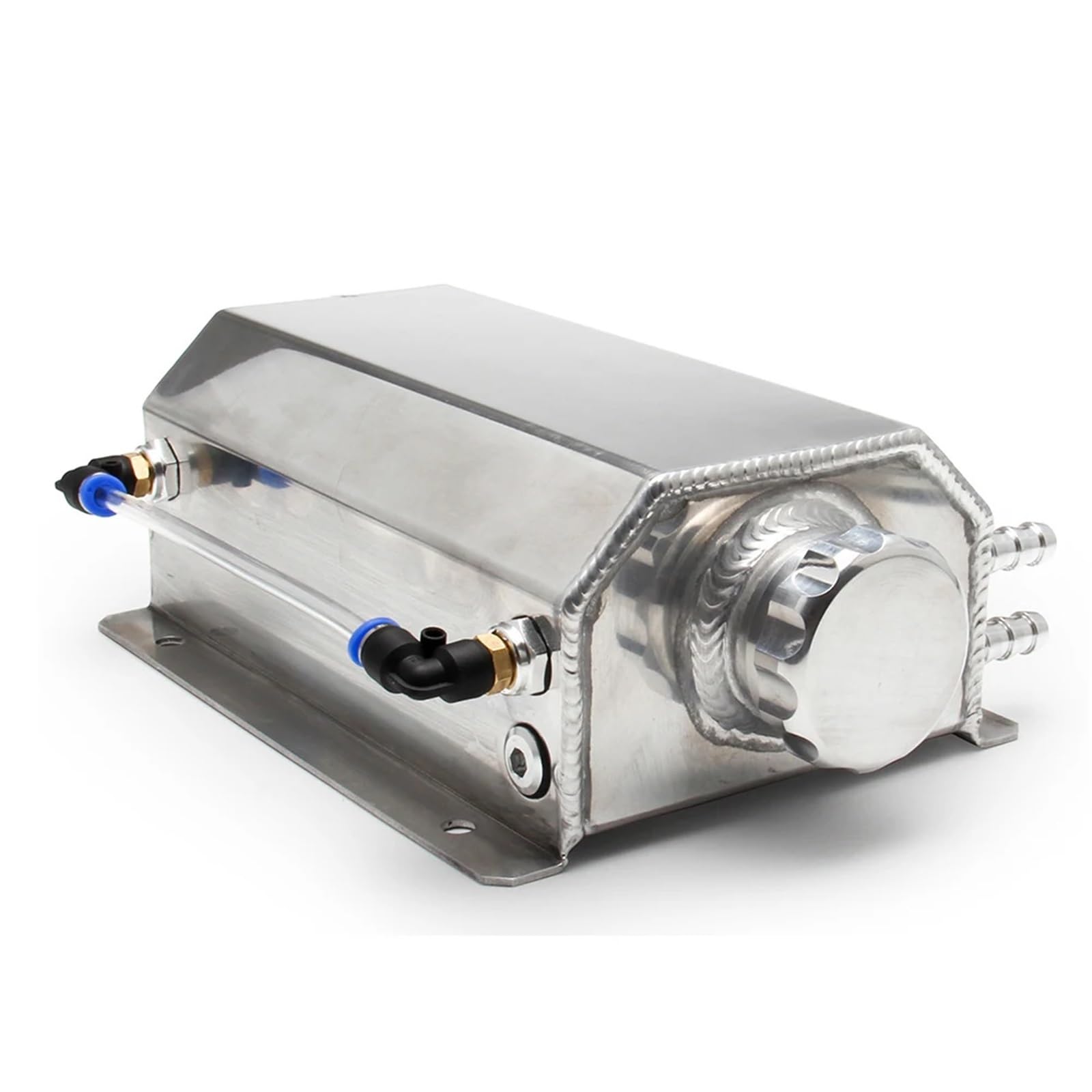 1L/2L Aluminiowy Wyrównawczy Płynu Chłodzącego Do Silnika Samochodowego Ze Wskaźnikiem Poziomu Wody W Zbiornikach Uniwersalny Odpowietrznik Oleju Wyrównawczy Płynu Chłodzącego,Zbiornik wyrównawczy(C)