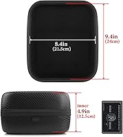 Vista 4 de Geekria Shield - Funda para auriculares compatible con SHURE SRH440, SRH240A, funda de repuesto rígida para viajes, bolsa de transporte