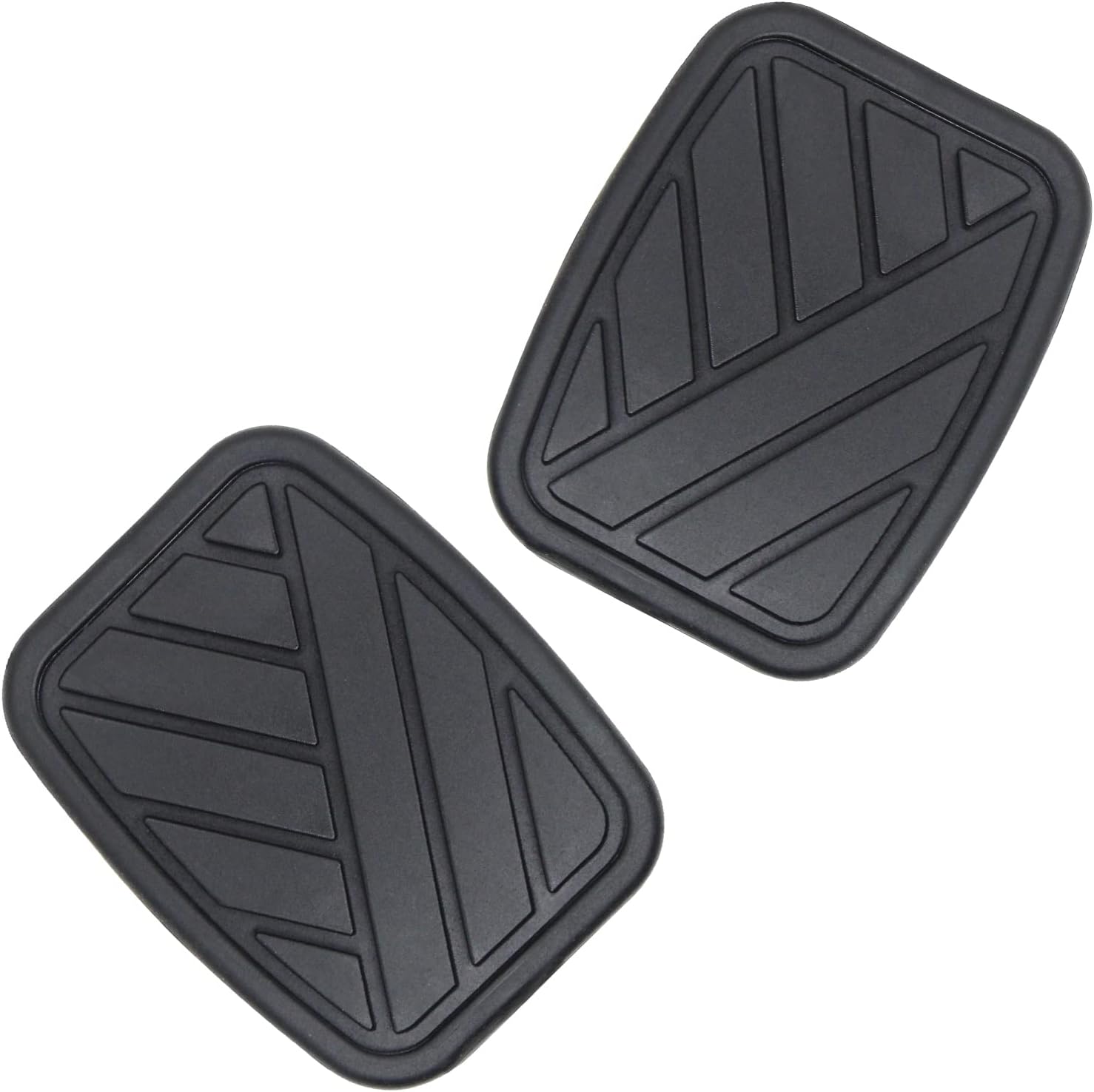 2 PCS Brake Clutch Pedal Pad Rubber Fit for Suzuki Swift Samurai Sidekick Geo Metro Tracker. OEM#: 4975158J00,49751-79001.