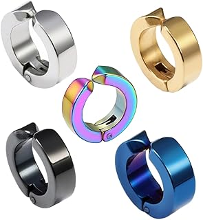 Ear Cuff Jewelry 5pcs Delicate Ear Drop Ear Accessory Fashion Earring Creative Ear Decor Men Earring Ear Ring Earring Jewelry for Boyfriend Man Friend Male Fake Ear Cuff