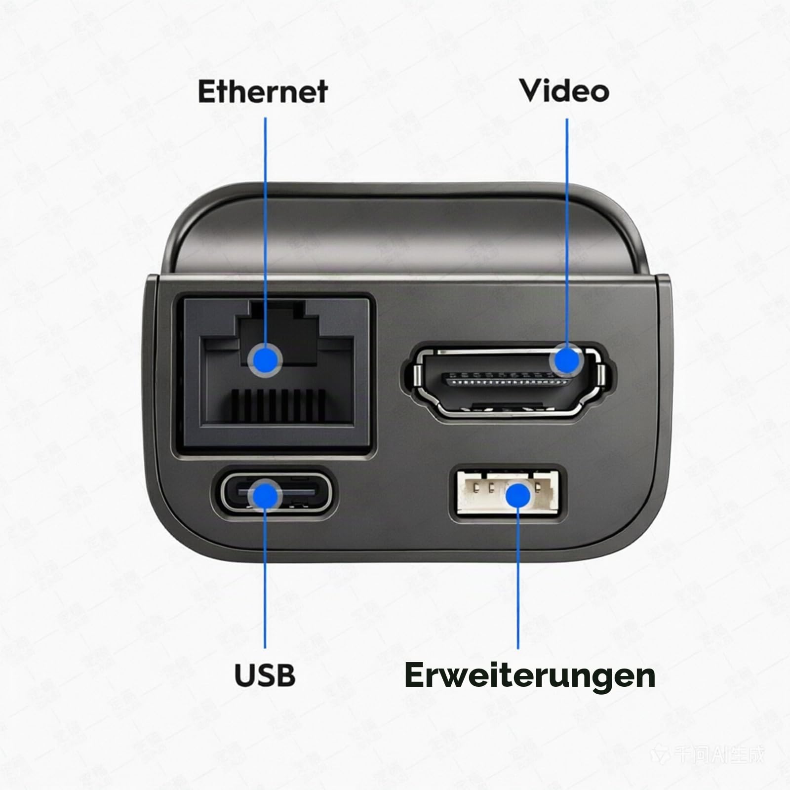 JetKVM Remote Jet KVM über IP Ethernet, Netzwerk mit geringer Latenz (IPKVM), 1080p@60fps, Touchscreen-LCD, TF-Kartenleser, HDMI-USB-C-Erweiterungsanschluss für ATX-Gleichstromversorgung