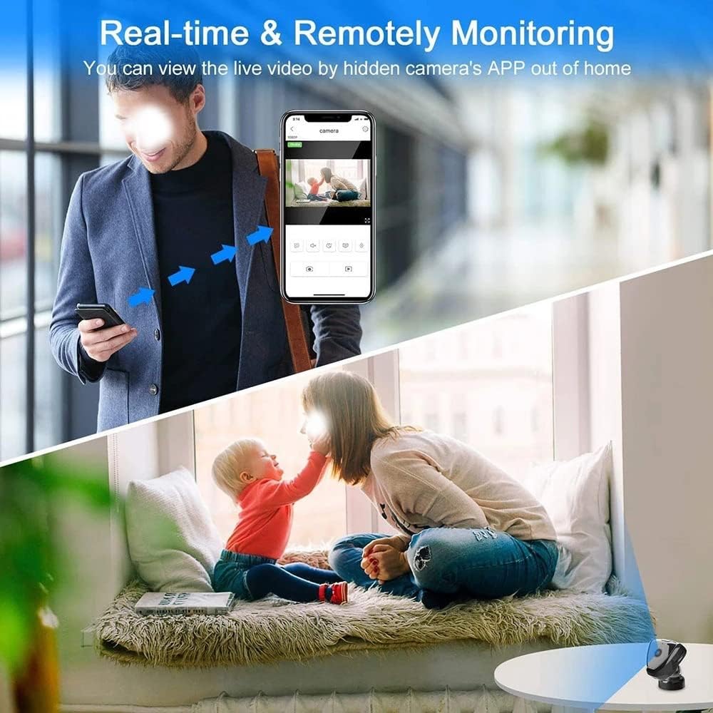 Mini IP Camera Home Security 1080P Network Cam Surveillance Night Vision Baby Monitor Motion Alarm Camcord