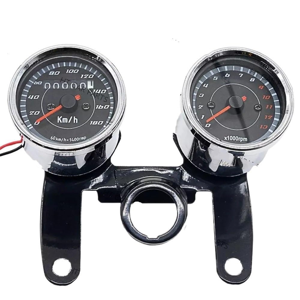 Odómetro digital Medidor Combinado Modificado Para Motocicleta, Odómetro Modificado Mecánicamente, Tacómetro, Luz Nocturna