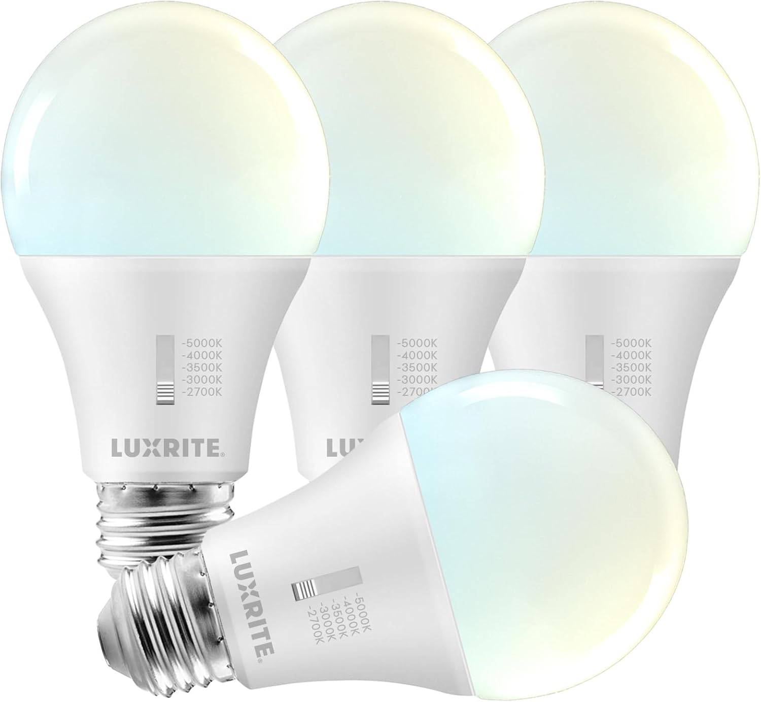 Luxrite White Dimmable LED Light Bulbs 75-Watt Equivalent