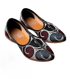 Handcrafted Men’s Embroidered Jutti Mojari – Traditional Punjabi Ethnic Wedding Shoes for Men's – Juti for Boys | Nagra Shoes Boys| Jutti Sherwani Shoes | 7 Multicolor