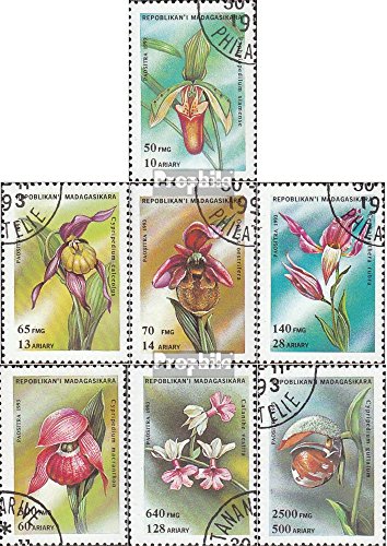Prophila Collection Madagascar 1570-1576 (Completa Edizione) 1993 Orchidee (Francobolli per i Collezionisti) impianto