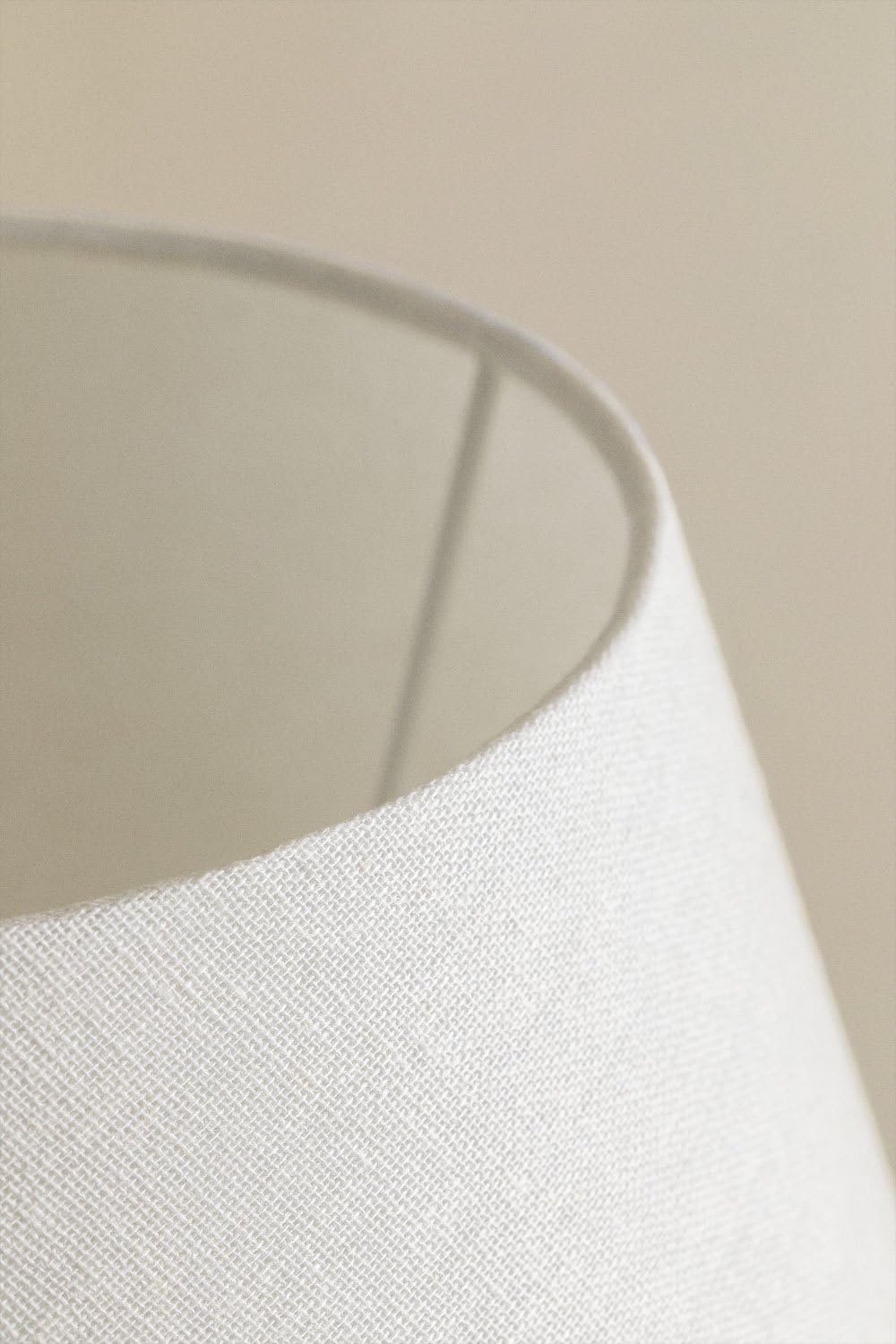 SKLUM Lampe de table Ximena en lin et terre cuite