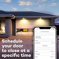 Vista 4 de CHAMBERLAIN Control inteligente de garaje - Hub de garaje inalámbrico y sensor con WiFi y Bluetooth - Controlado por teléfono inteligente