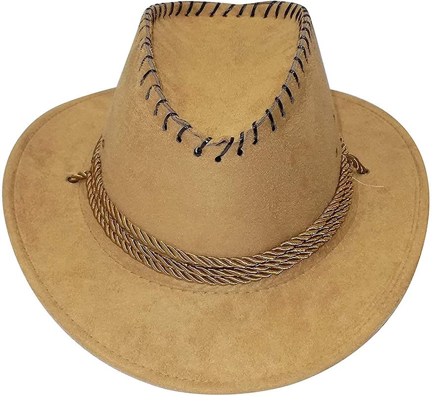New Variety Store™ Unisex Polyester Cap Large-Brim Western Rope R...