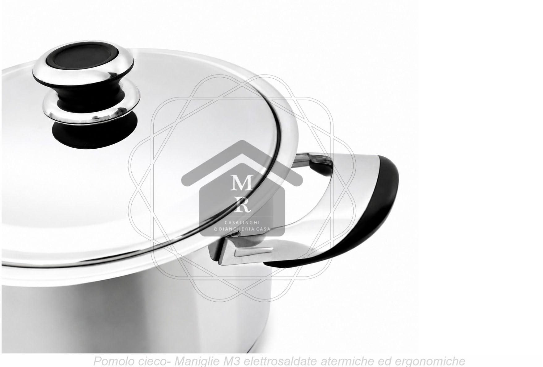BATTERIA PENTOLE 36 PEZZI ACCIAIO INOX TRIPLO FONDO INDUZIONE BAVARIA OTTINGHER