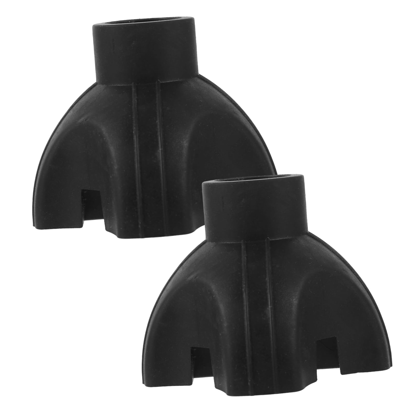 HAWILLOSCH 4 Prong Anti-Slip Crutch Foot Pads Replacement Tips for Cane Walker Legs