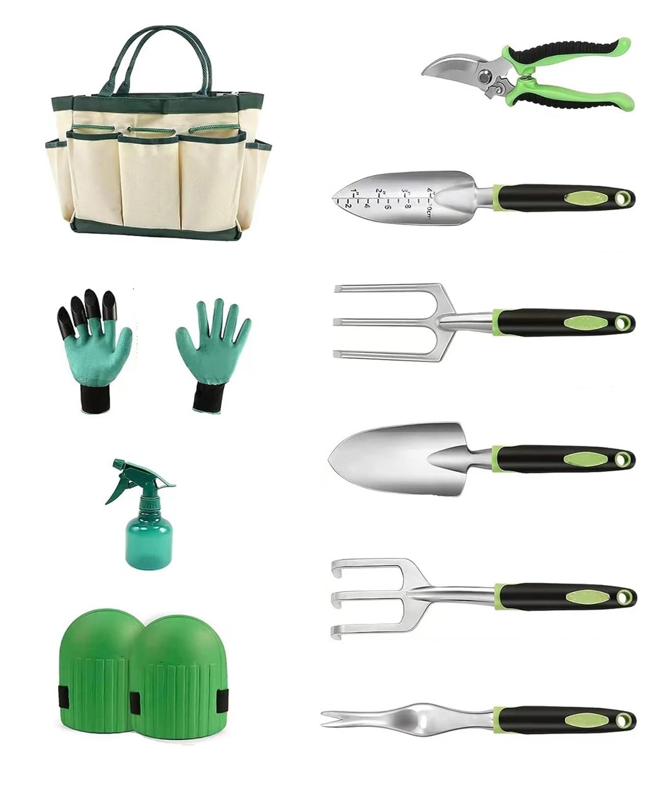 Ensemble d'outils de Jardin avec Sac Rangement