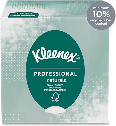 Miniatura 3 de Kleenex 21272BX Naturals - Pañuelo facial, 2 capas, blanco, 95 hojas (1 caja)