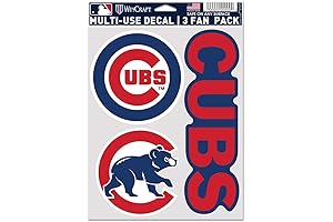 Wincraft Chicago Cubs MLB Baseball Decal 3-Pack