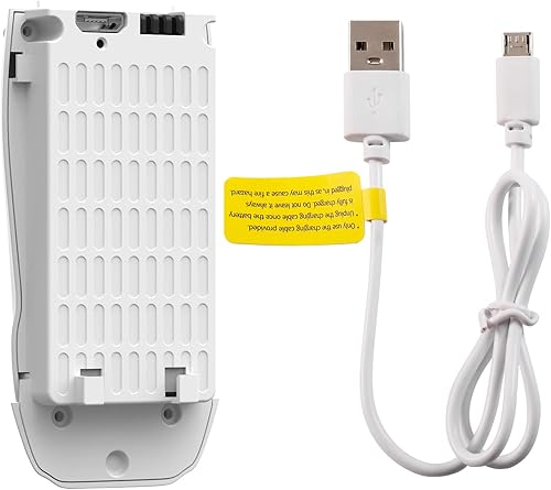 Heygelo Batería original para S60 Mini Drone con luz LED, batería modular recargable con puerto Jack Cable de carga USB