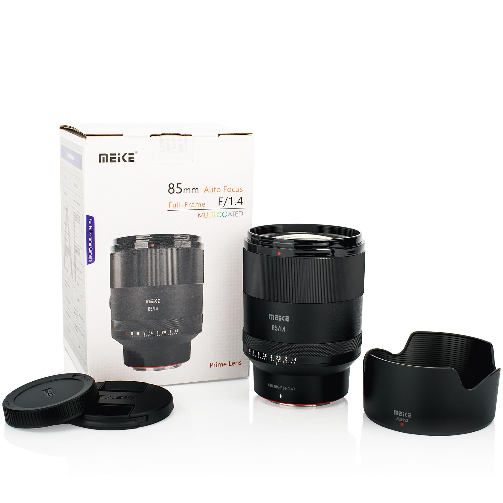 Meike 85 mm F1.4 Full Frame AF Telephoto Lens STM Stepping Motor Fixed Portrait Lenses for Panasonic Lumix Sigma Leica L-Mount Mirrorless Camera S1 S1R S1H S5 FP
