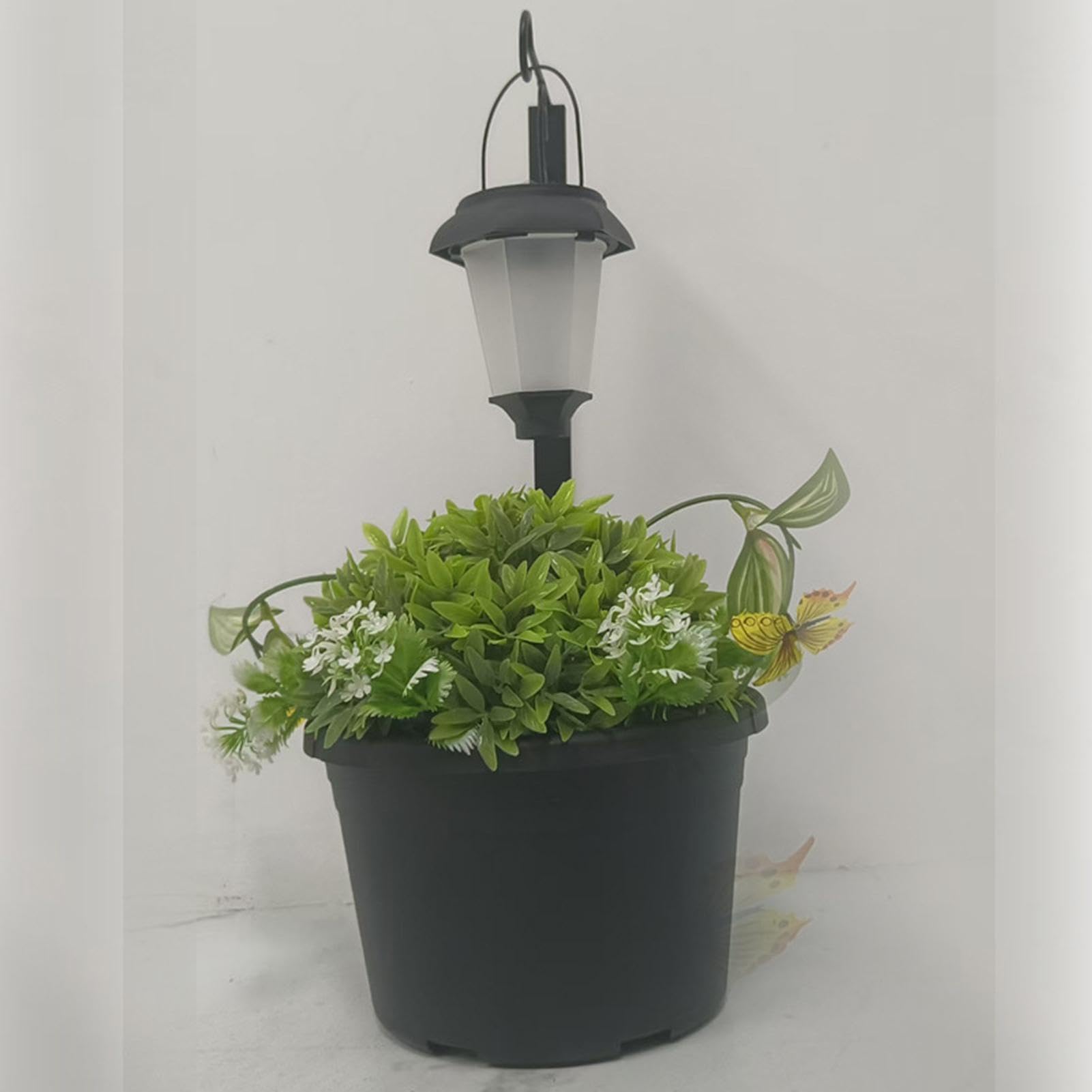 Lampy Solarne Doniczkowe Zewnętrzne Stabilna Wodoodporna Dekoracja z