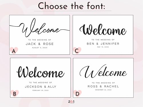 Miniatura 2 de Personalized Wedding Welcome Sign - 3D Wooden Welcome Sign Rustic Wedding Decor - Custom Wedding Signs for Ceremony and Reception - Bridal Shower