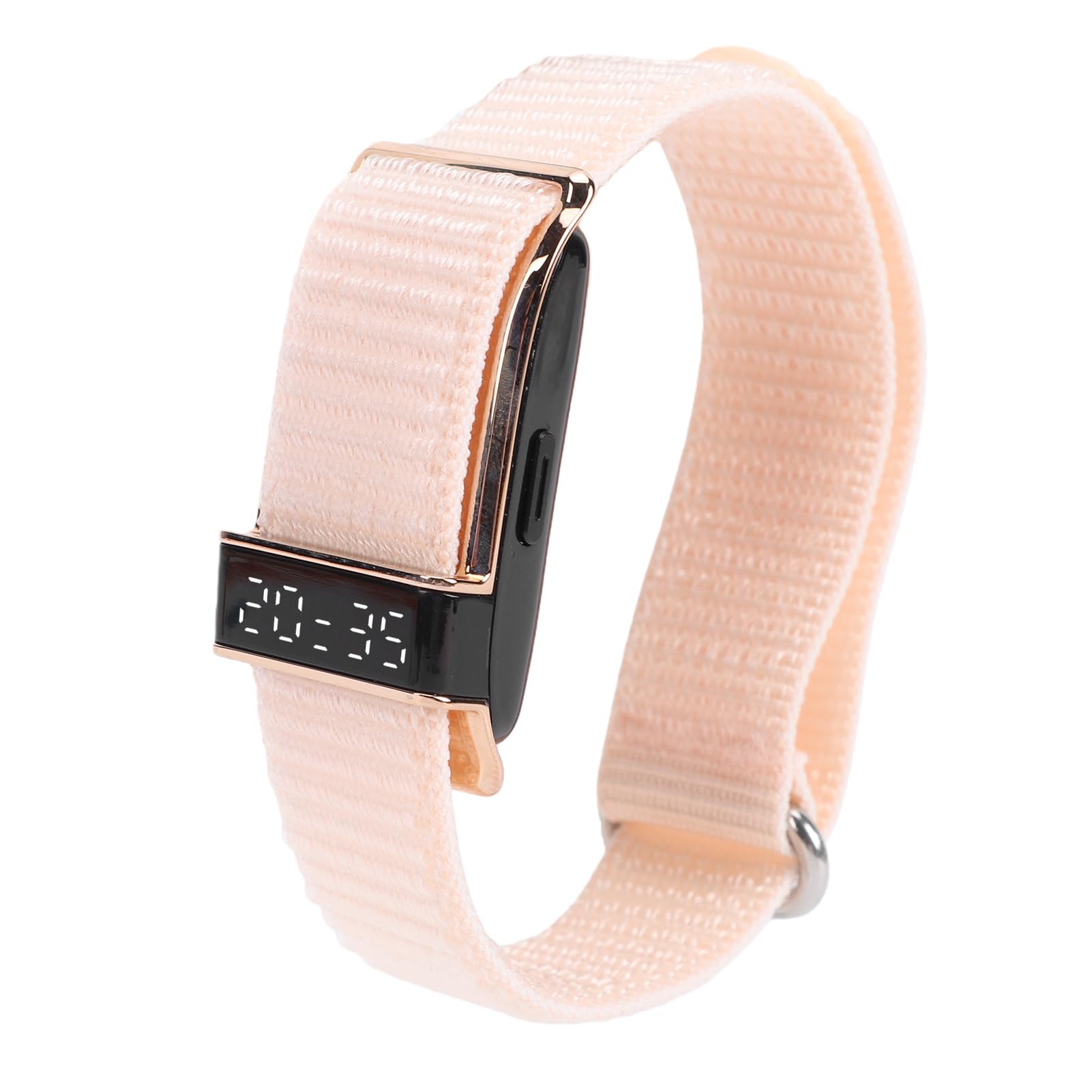 Fabater Braccialetto Intelligente Braccialetto Intelligente Monitoraggio Sanitario Avanzato IP68 Impermeabile per Atleti e Routine Quotidiana Nylon Elegante (#2)