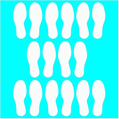 Vista 209 de LiteMark Calcomanías de vinilo duraderas con acabado brillante, tamaño mediano de 9 pulgadas, ideal para suelos, techos, paredes y la mayoría