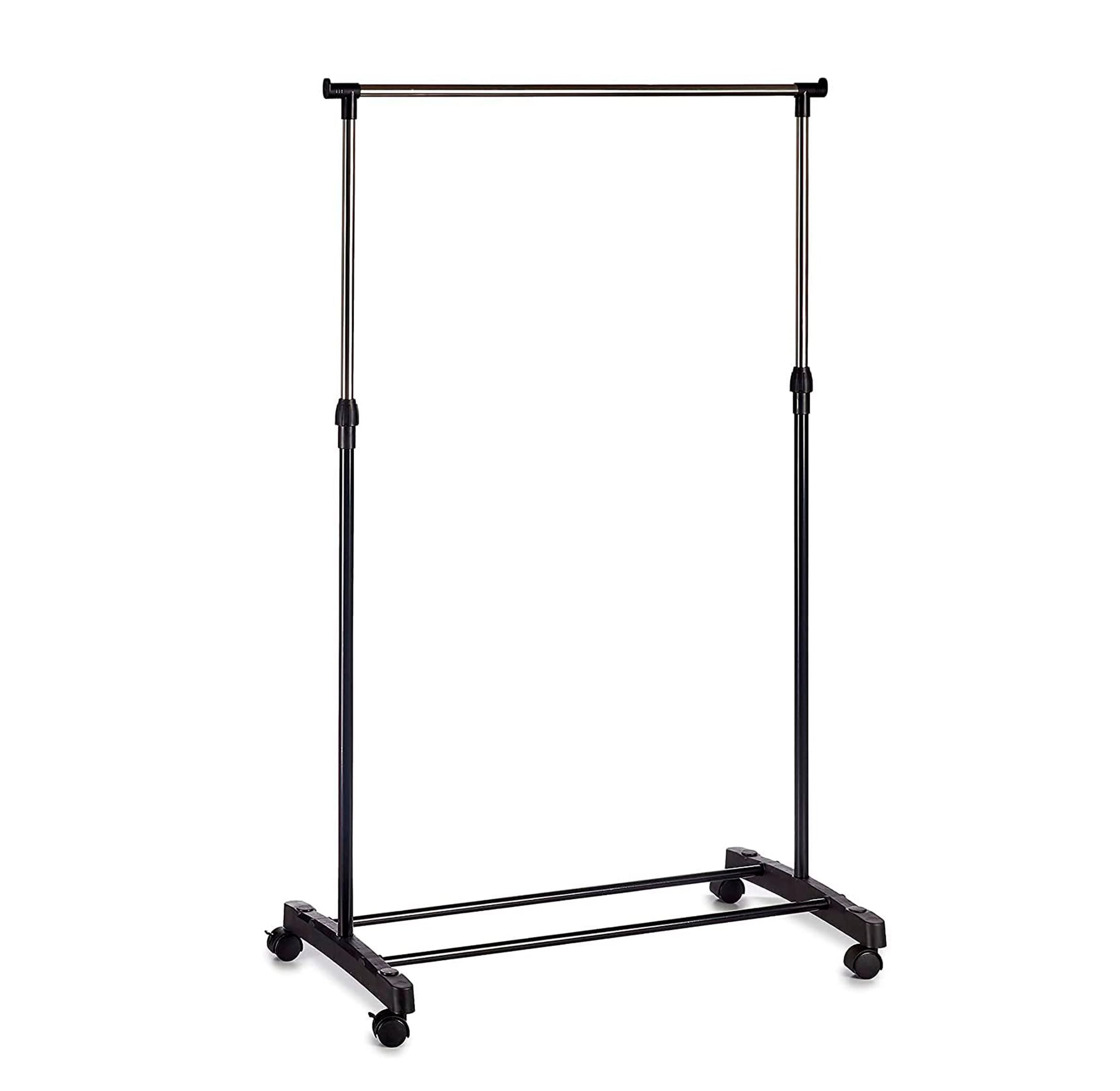 La Bolata Perchero Extensible Ajustable - Metal Ruedas - 82x44x96 hasta 166 cm - Burro Perchero Dormitorio