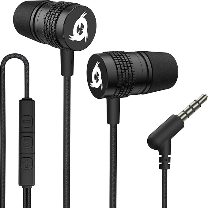 title=KLIM F1 Auricolari con filo e microfono + Garanzia di 5 anni + Auricolari in ear